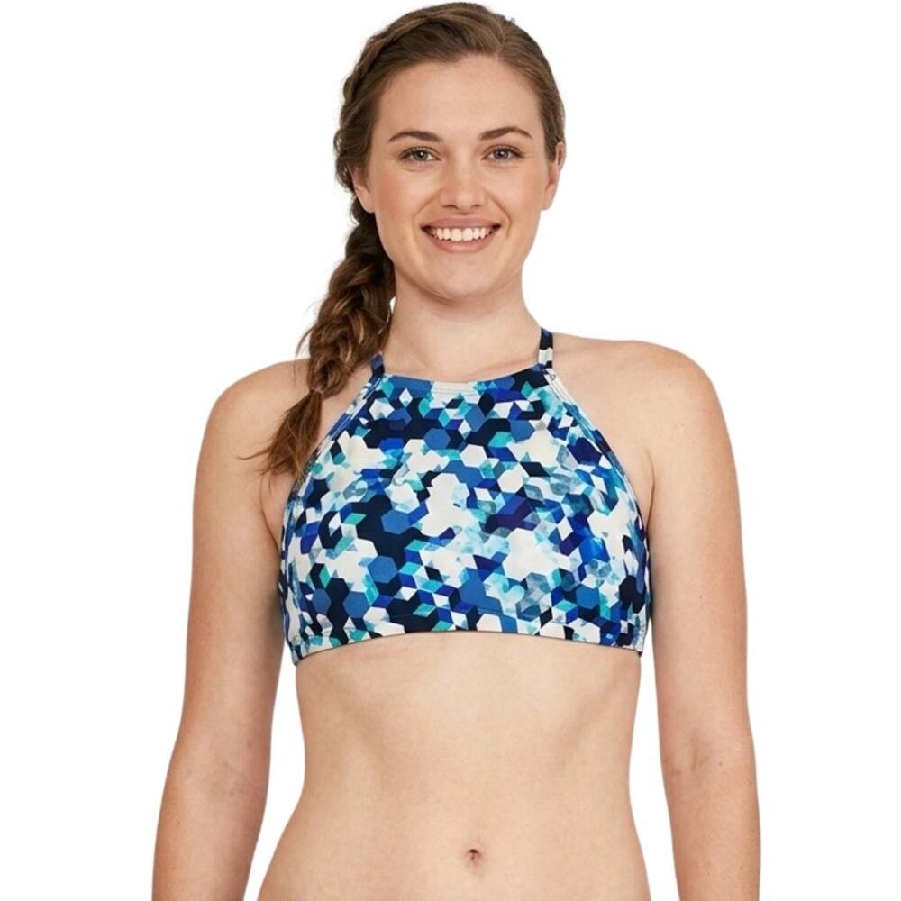 NWT Speedo Turkish Sea Swim Binkini Top UPF 50+